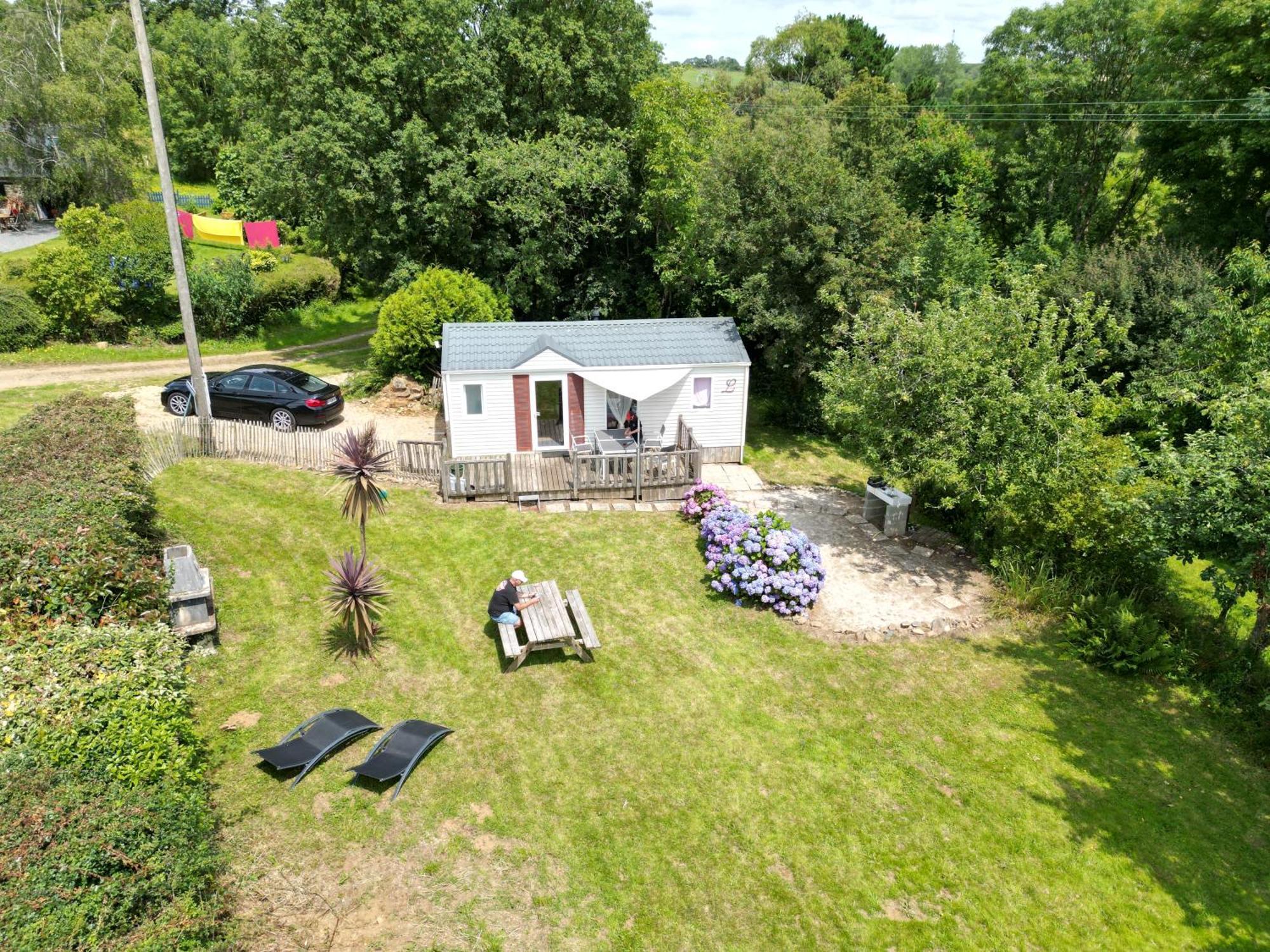 Mobil-Home A La Campagne Le Faou Buitenkant foto